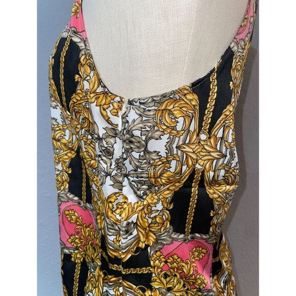 Laundry Shelli Segal Vintage Y2K Women’s 2pc Set Skirt+Halter Top size 8 Boho - Picture 5 of 11